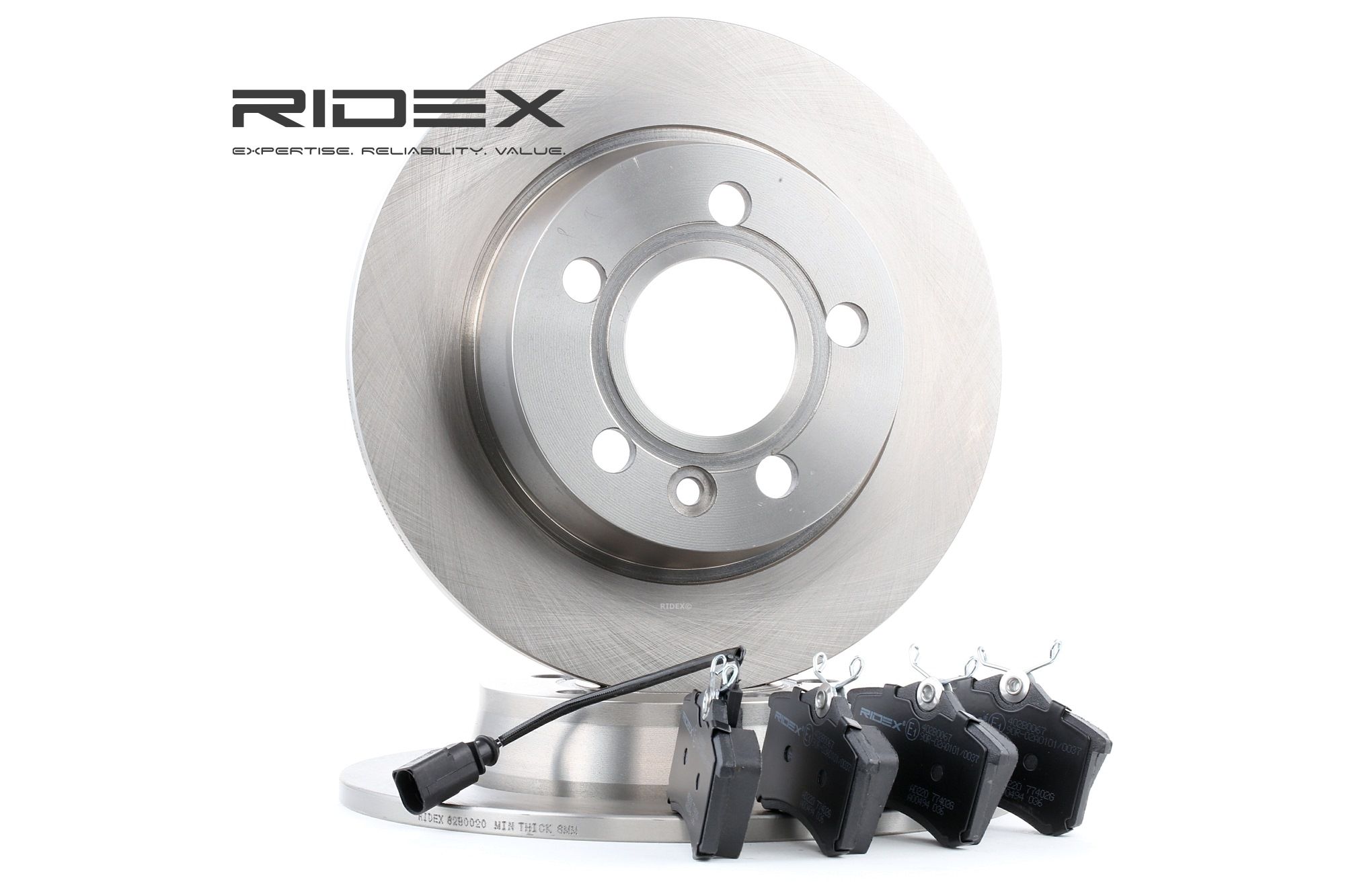 RIDEX Jarrupalasarja Levyjarru VW,FORD,SEAT 3405B0038