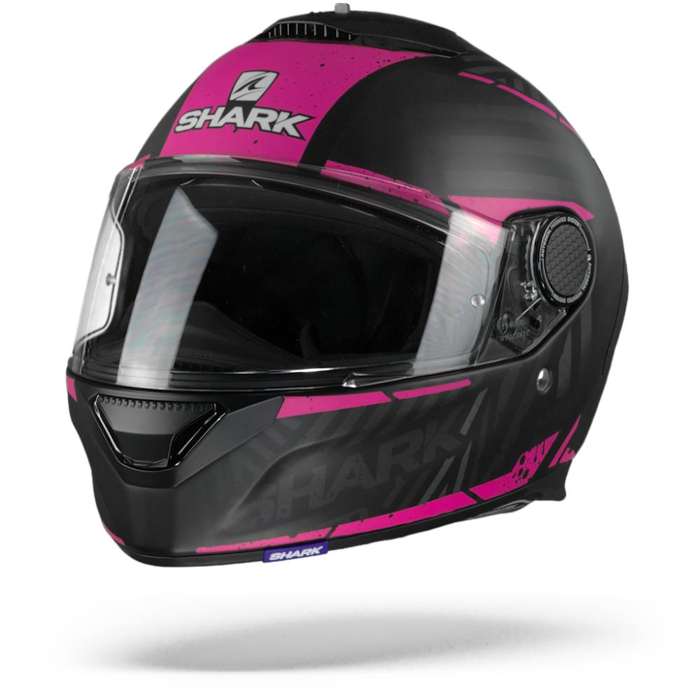 Shark Spartan 1.2 Kobrak Matt Black Violet Violet KVV S