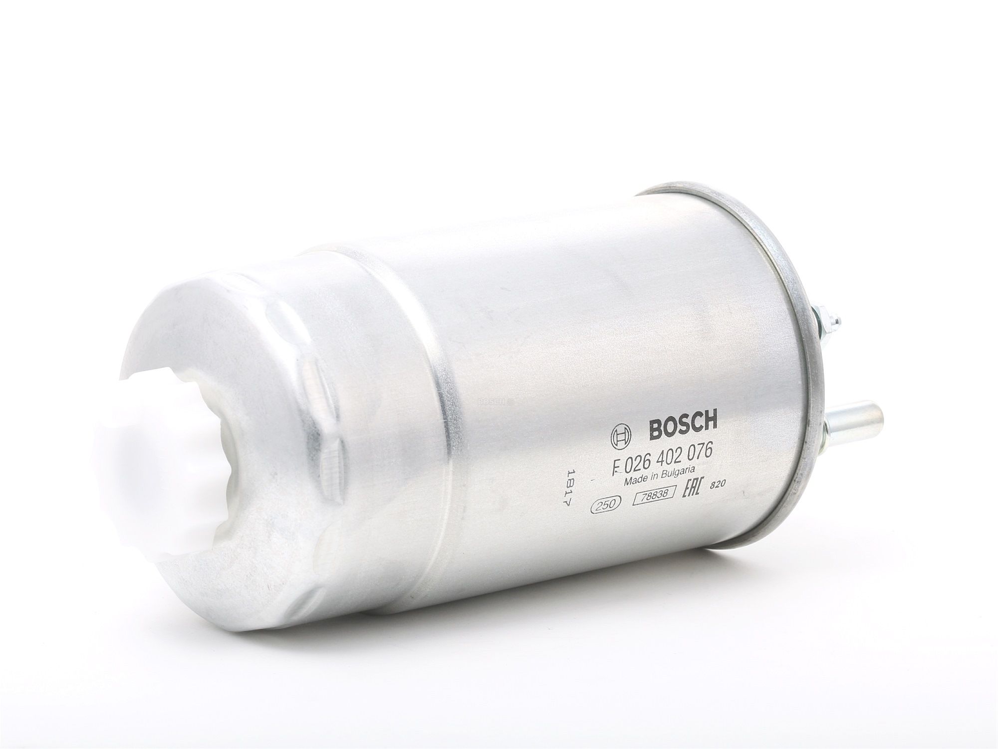 BOSCH Polttoainesuodatin OPEL,FORD,FIAT F 026 402 076 71773197,77363657,1606384980 1901A3,51929061,71773197,77363657,1729042,BS519155A,BS519155AA