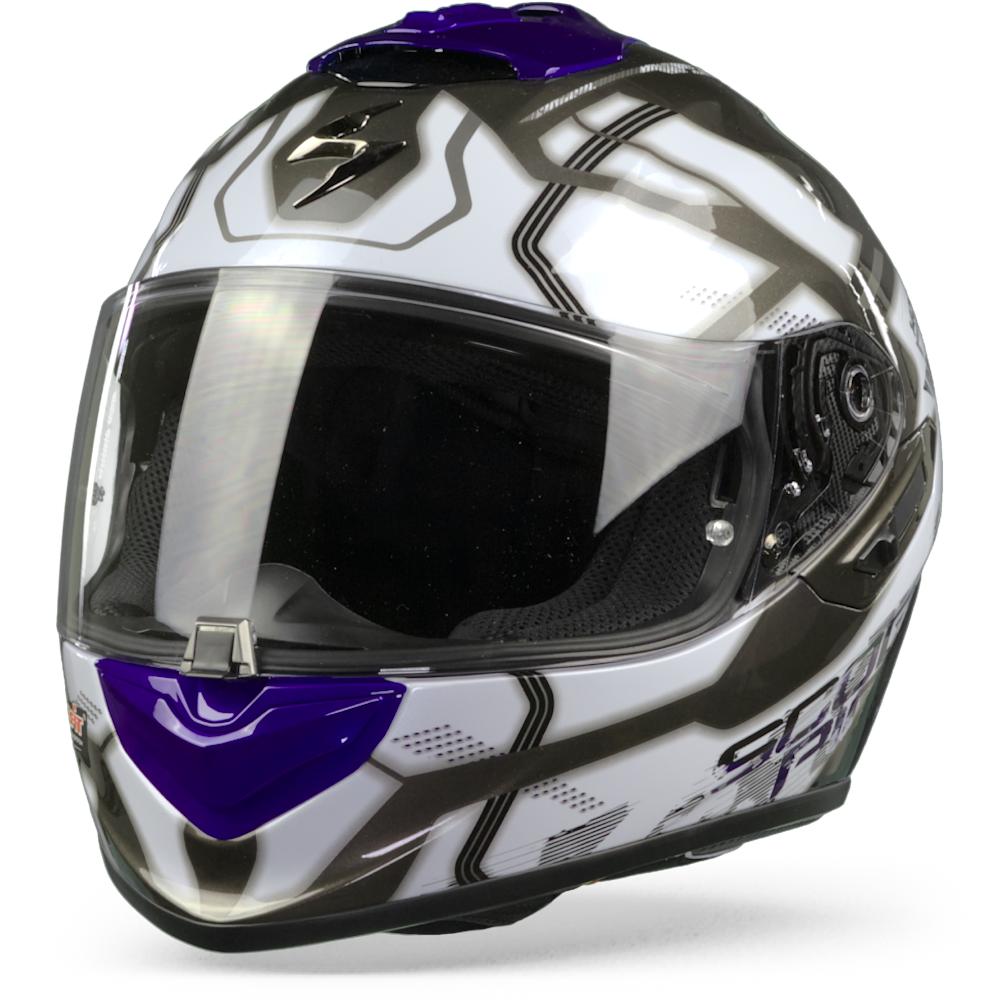 Scorpion EXO-1400 Air Spatium White Blue M
