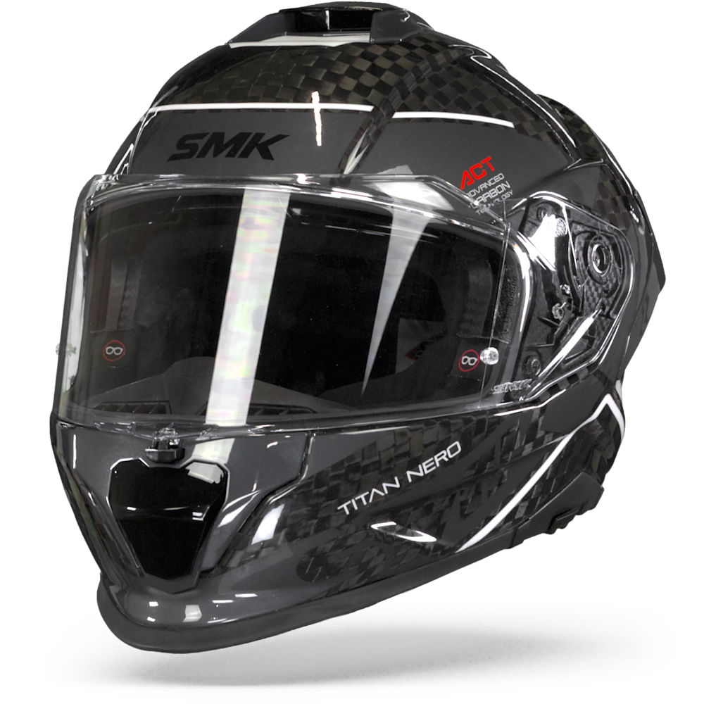 SMK Titan Carbon Nero White Grey 2XL