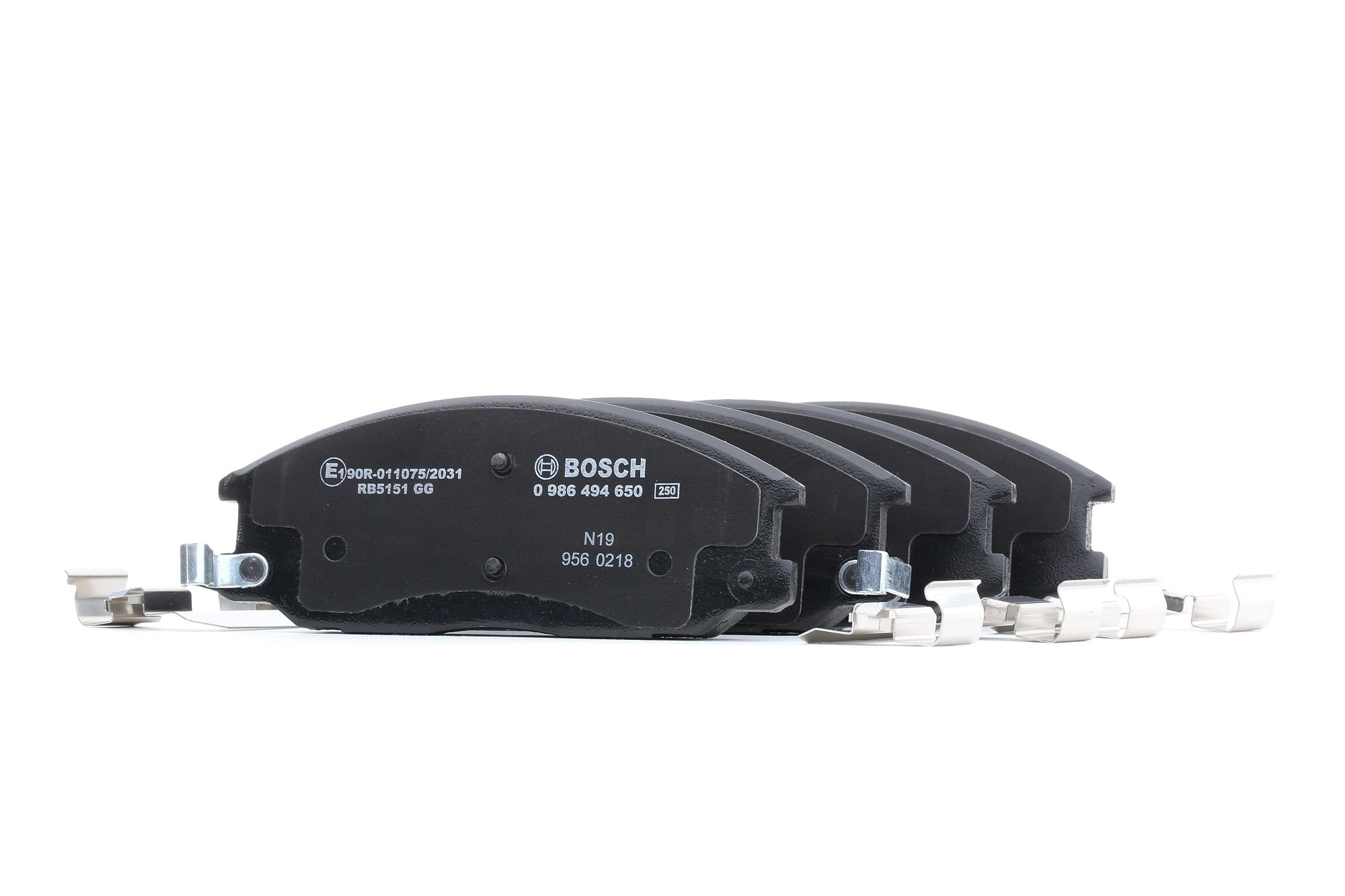 BOSCH Jarrupalat HYUNDAI,SSANGYONG 0 986 494 650 5810126A00,5810126A10,5810126A20 Jarrupalasarja,Jarrupala, Levyjarru 5810126A30,5810139A40,581013AA20