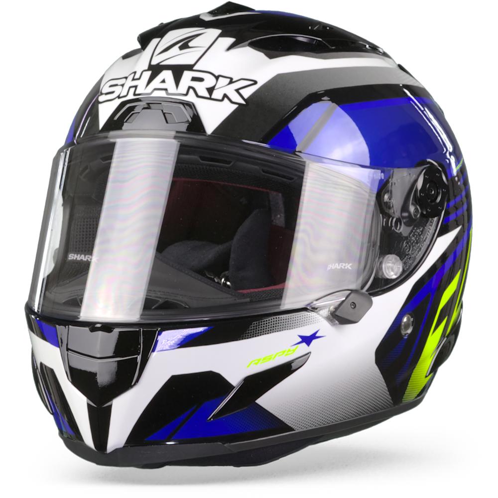 Shark Race-R Pro Aspy Black Blue Yellow KBY L