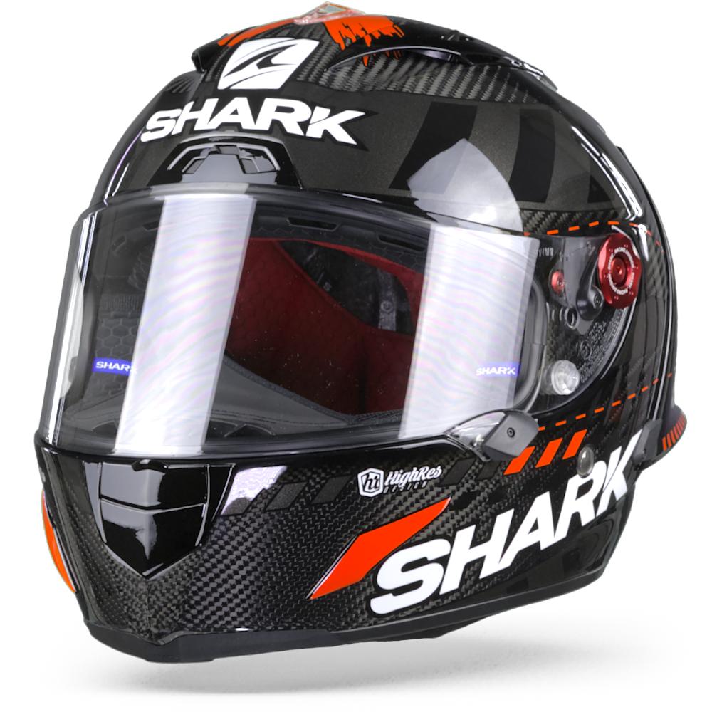 Shark Race-R Pro Gp Lorenzo Winter Test 99 Carbon Anthracite Red DAR L