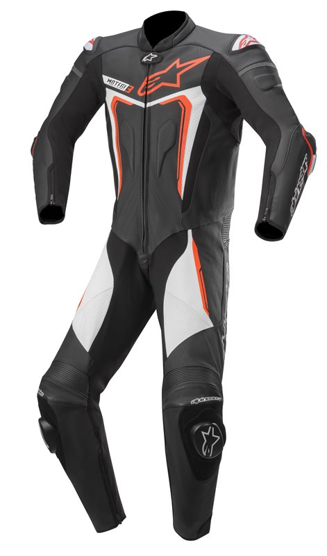 Alpinestars Motegi V3 Black Red Fluo White 1 Piece 46