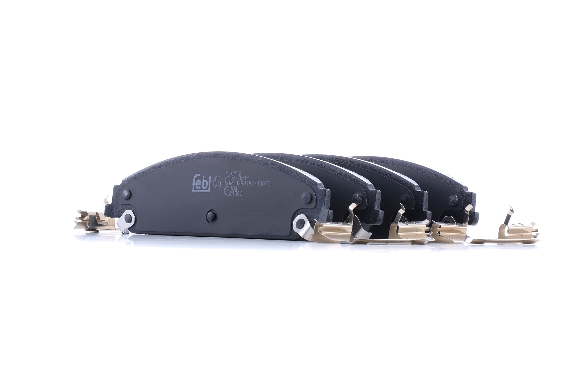 FEBI BILSTEIN Jarrupalat CHRYSLER,LANCIA,DODGE 116112 05137688AA,05142558AA,05142558AB Jarrupalasarja,Jarrupala, Levyjarru 05142559AA,05142599AB