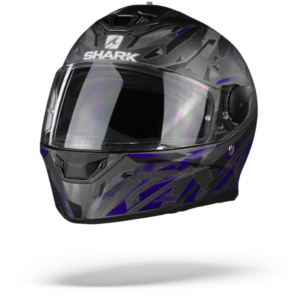 Shark D-Skwal 2 Kanhji ABK Matt Anthracite Blue Black XL