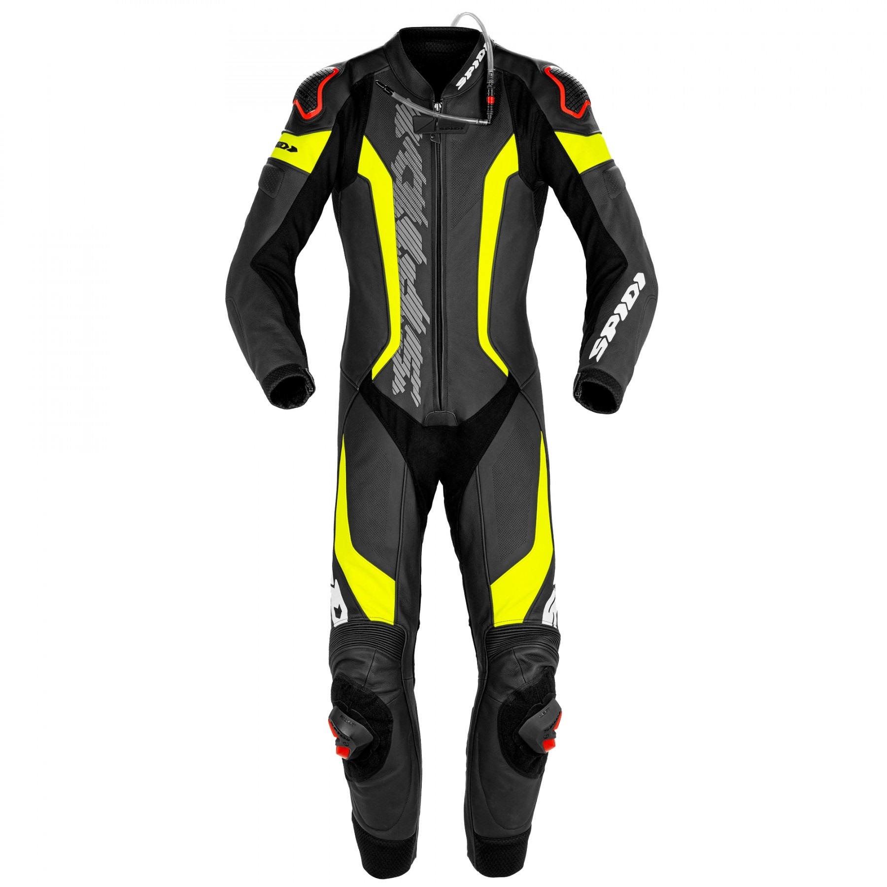 Spidi Laser Pro Perforated Black Fluo Yellow 1 Piece 56