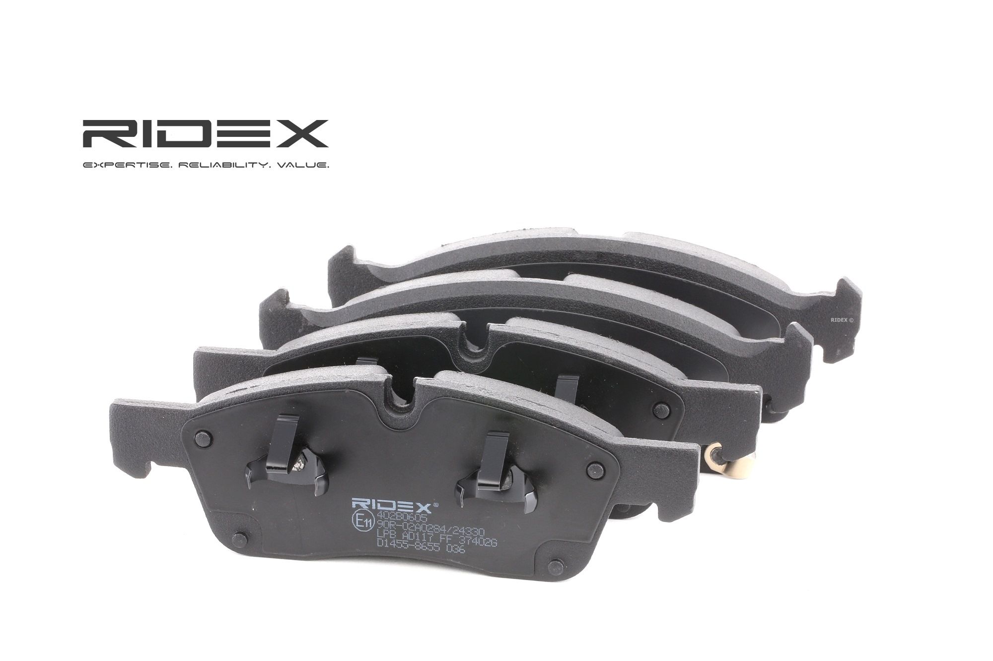 RIDEX Jarrupalat MERCEDES-BENZ,JEEP,DODGE 402B0605 68052369AB,68052370AC,00K68052369AB Jarrupalasarja,Jarrupala, Levyjarru 068052369AA,068052370AA