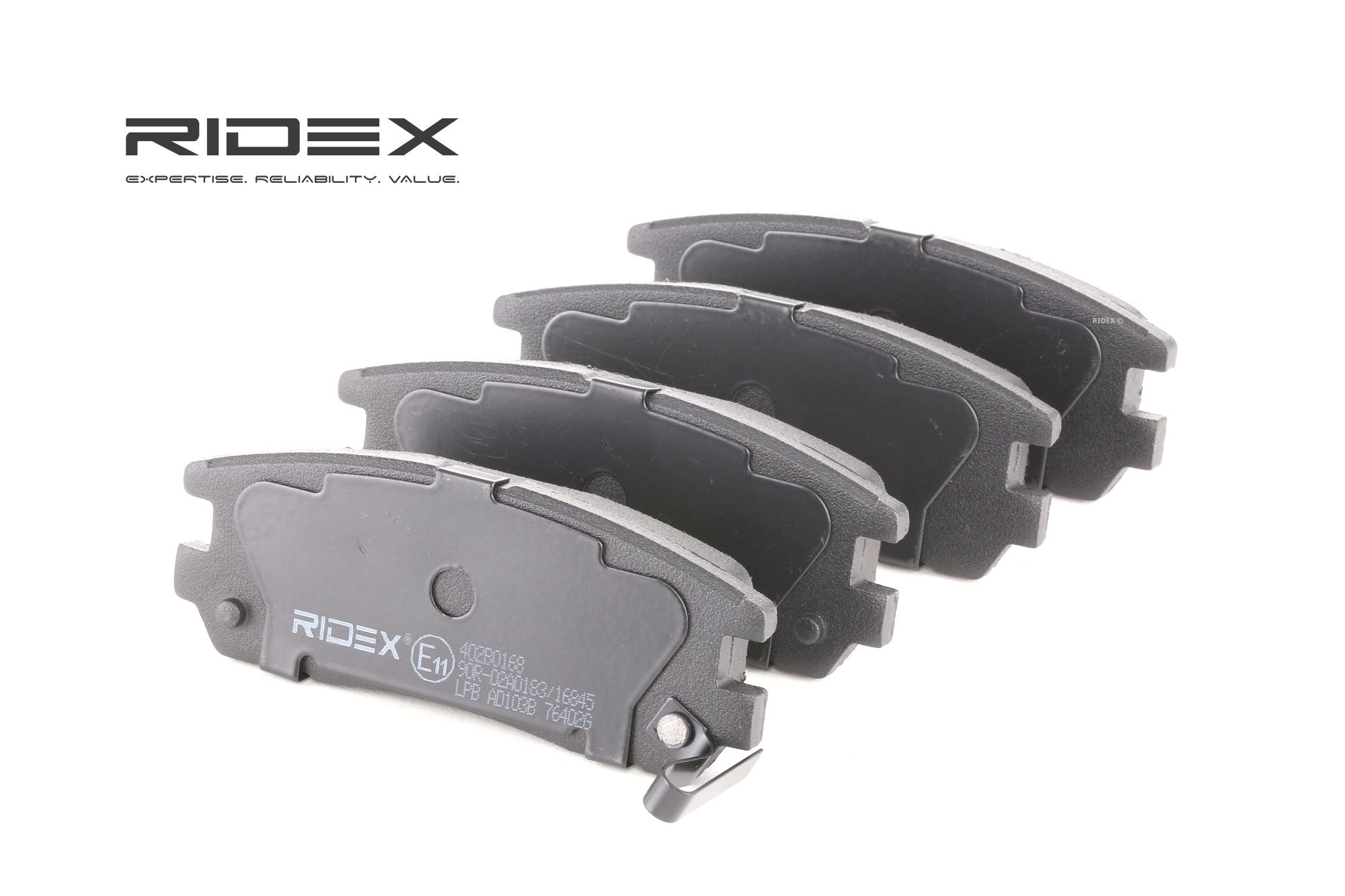 RIDEX Jarrupalat OPEL,HONDA,ISUZU 402B0168 3502150K00,3502150K00,897035266 Jarrupalasarja,Jarrupala, Levyjarru 8970352660,897039269,8970392690,1605019