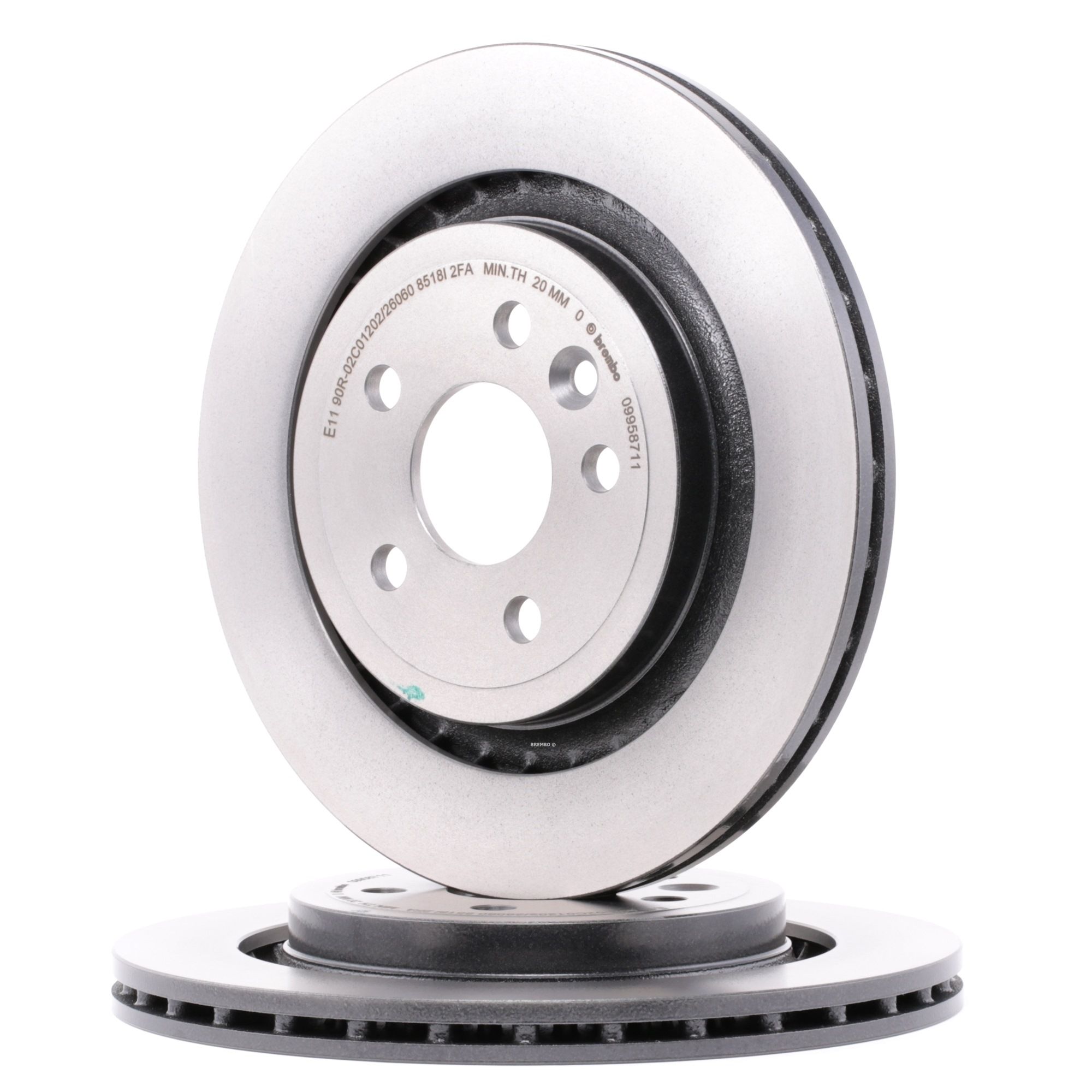BREMBO Jarrulevyt VOLVO 09.9587.11 30736316,30769060,31341483 Jarrulevy