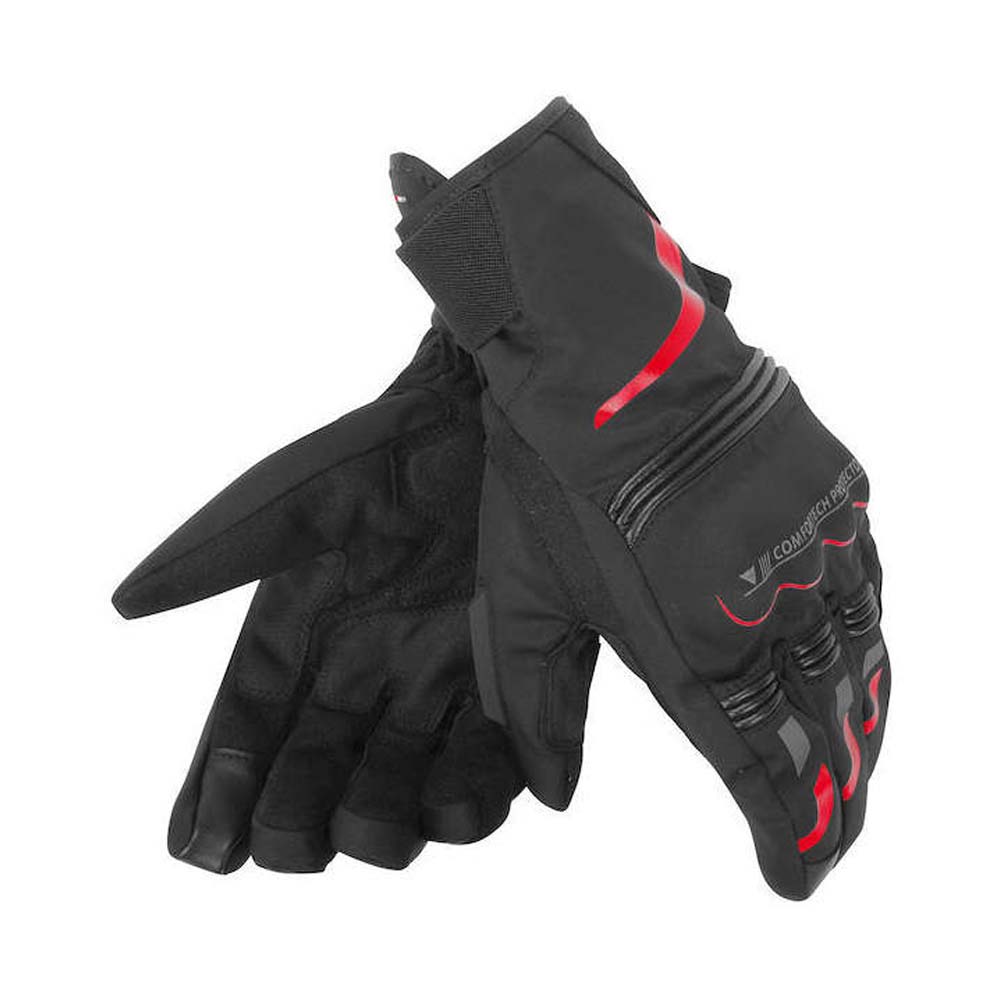 Dainese Tempest Unisex D-Dry Black Red Short XXXS