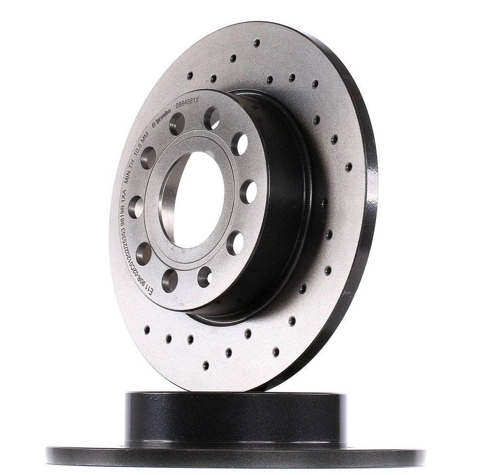 BREMBO Jarrulevyt VW,AUDI,SKODA 08.9488.1X 1K0615601AC,1K0615601AJ,1K0615601L Jarrulevy 1K0615601AC,1K0615601AJ,1K0615601L,1K0615601AC,1K0615601AJ