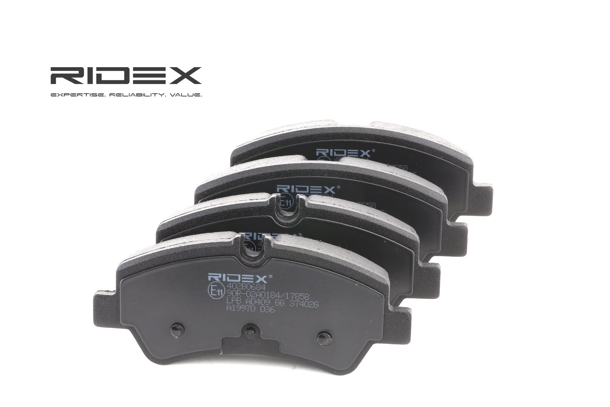 RIDEX Jarrupalat FORD 402B0684 1763916,1829395,1840037 Jarrupalasarja,Jarrupala, Levyjarru BK212M008AA,BK212M008AB,BK212M008AC