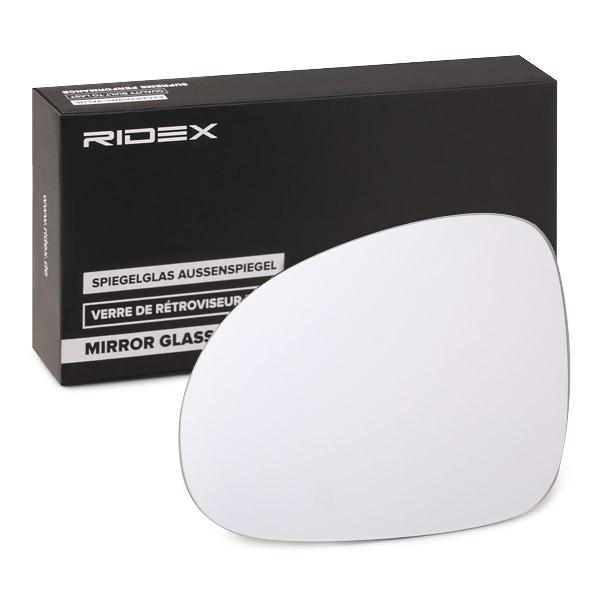 RIDEX Sivupeilin Lasi VW,SKODA,SEAT 1914M0046 1K0857521,1K0857521E,1K0857521K Peililasi, Ulkopeili 1K0857821K,3C0857521,5M0857521C,7M3857521E