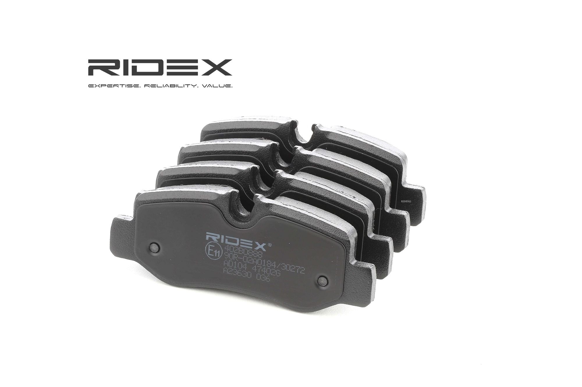 RIDEX Jarrupalat MERCEDES-BENZ 402B0888 4474200120,4474200320,A4474200120 Jarrupalasarja,Jarrupala, Levyjarru A4474200320