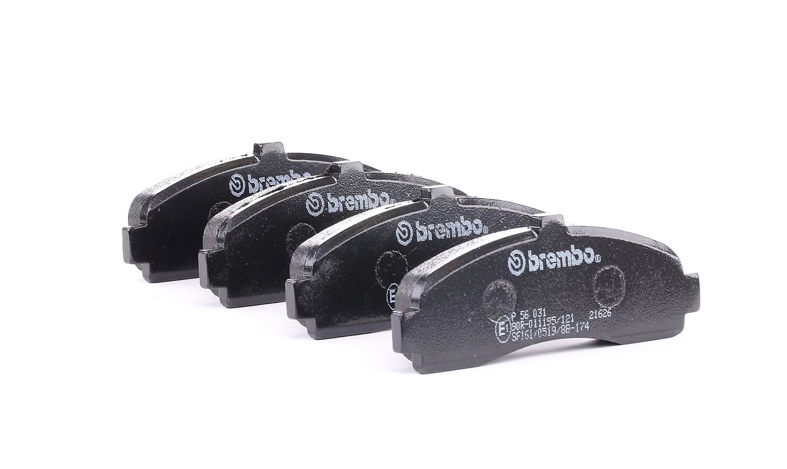 BREMBO Jarrupalat NISSAN P 56 031 410601F025,410606F625,410606F626 Jarrupalasarja,Jarrupala, Levyjarru 4106099B25,4106099B26,41060BF625,416099B26