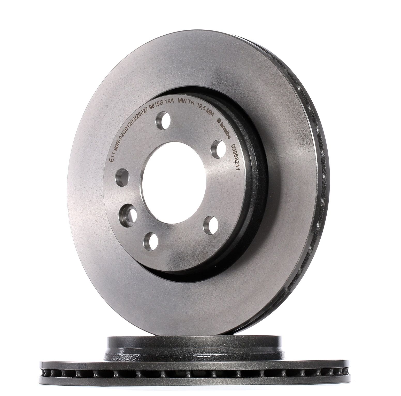 BREMBO Jarrulevyt VW 09.9582.11 7E0615601D,7H0615601B Jarrulevy