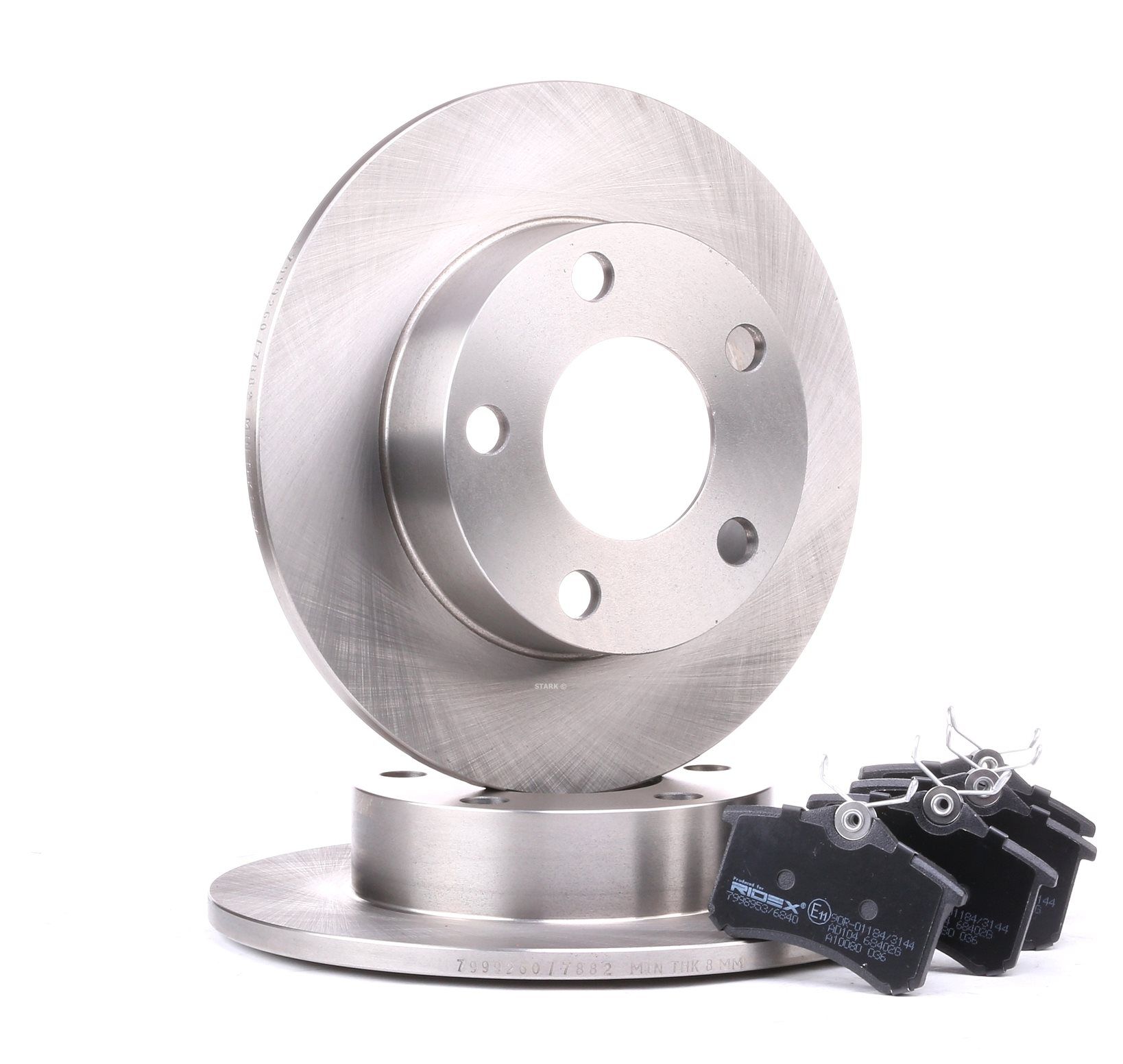 RIDEX Jarrupalasarja Levyjarru VW,AUDI 3405B0052