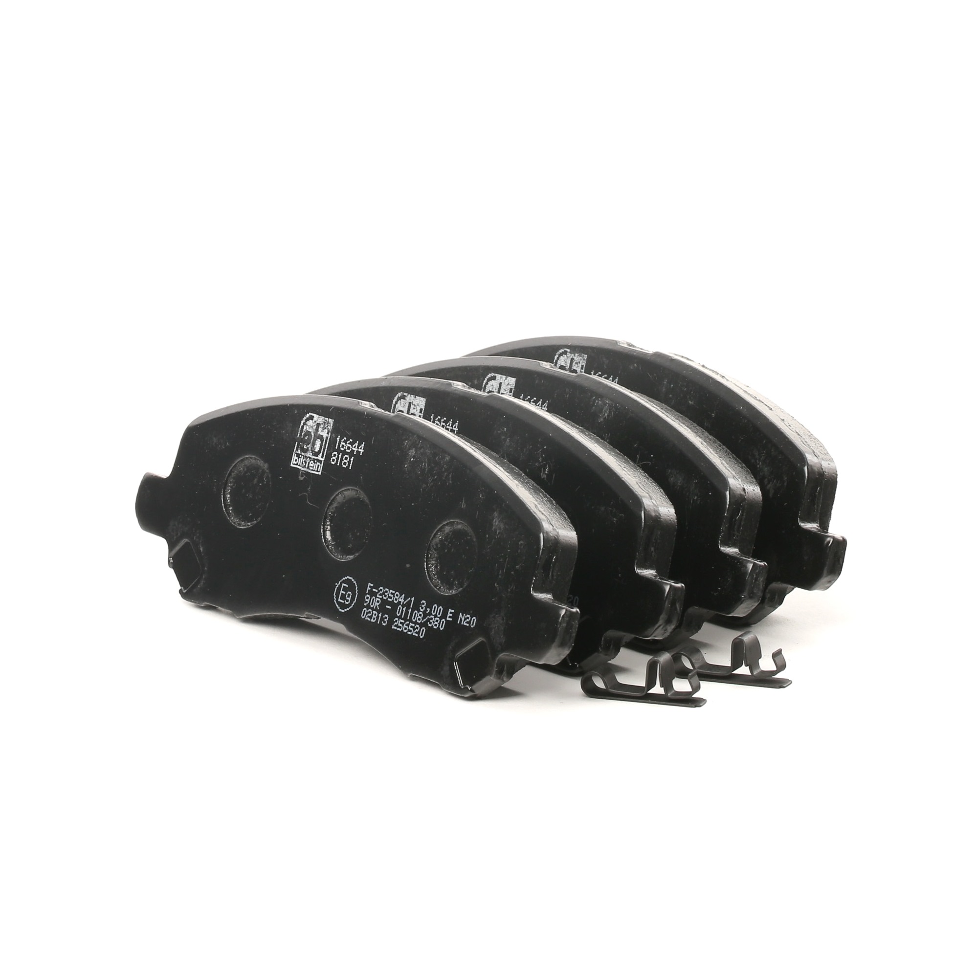 FEBI BILSTEIN Jarrupalat PEUGEOT,CITROËN,MITSUBISHI 16644 004605A486,05191217AA,05191229AA Jarrupalasarja,Jarrupala, Levyjarru 05191231AA,05191244AA