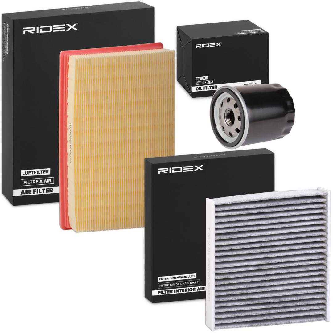 RIDEX Suodatinsarja VW,FIAT,SUZUKI 4055F0501 1560187110,71742115,71746761 71747593,71768154,1651060B10,1651060B10000,1651060M11,1651060M11000,8614737