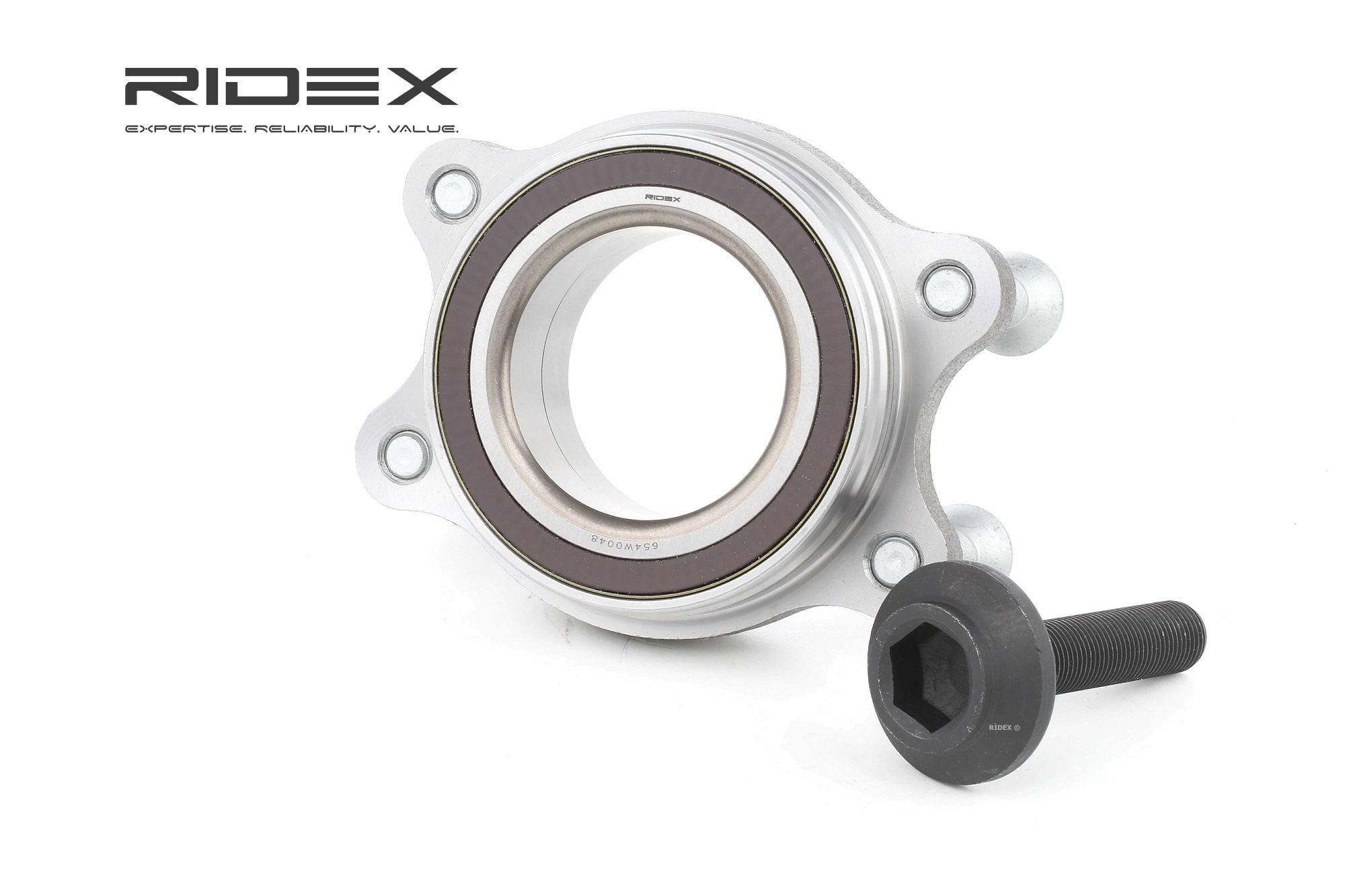 RIDEX Pyöränlaakerit AUDI,PORSCHE 654W0048 4H0498625,4H0498625A,4H0498625B Pyöränlaakerisarja 4H0498625C,4H0498625D,4H0498625E,4H0498625F,8K0407607