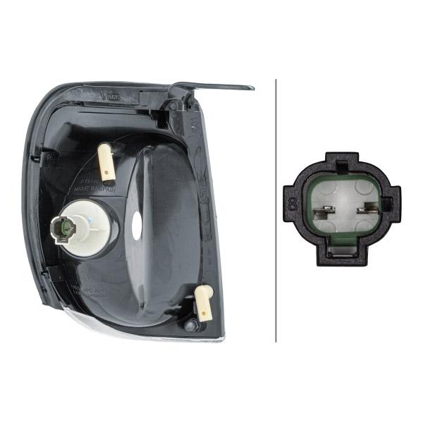 HELLA Vilkku NISSAN 2BA 964 255-011 261350X000,261390X000,B61350X000 Vilkkuvalo,Suuntavilkku