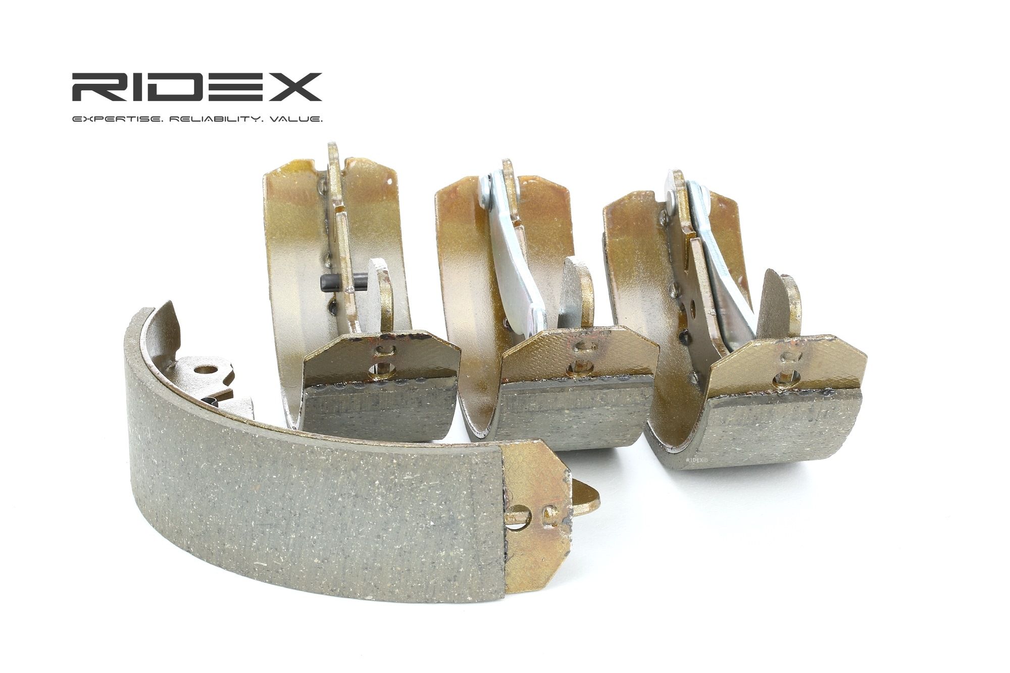 RIDEX Jarrukengät OPEL,CHEVROLET,DAEWOO 70B0065 96405132,S4520003,90542863 Jarrukenkäsarja 96226110,96430417,NP1441,NP1464,S4520003,S4520005,S4520006