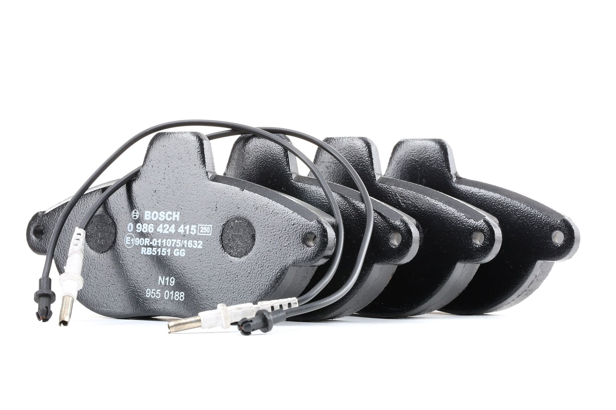 BOSCH Jarrupalat FIAT,PEUGEOT,CITROËN 0 986 424 415 71711135,77232238,77362238 Jarrupalasarja,Jarrupala, Levyjarru 77365928,795915,9404251518,425125