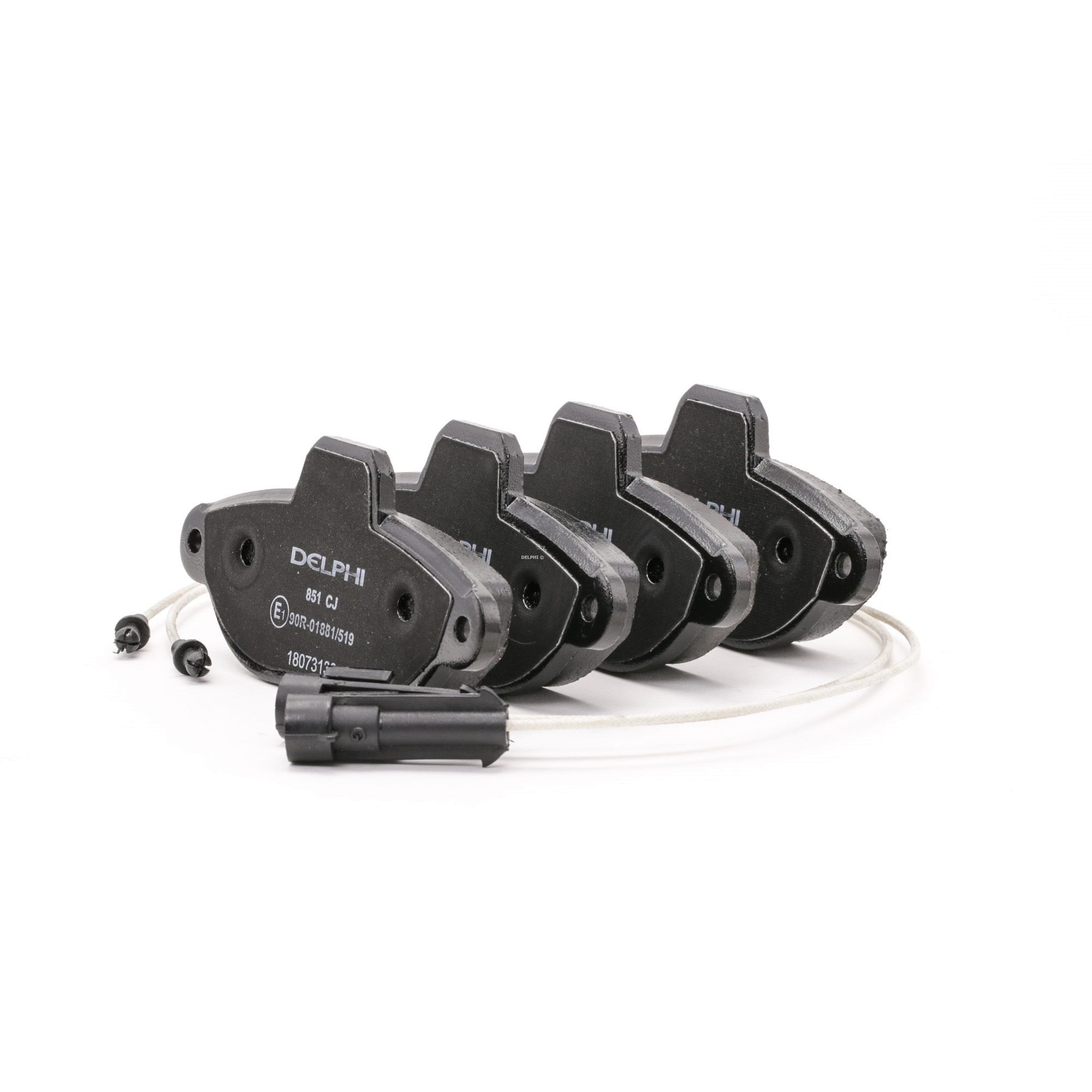DELPHI Jarrupalat FIAT,LANCIA LP851 0006001073125,0006001073134,5892736 Jarrupalasarja,Jarrupala, Levyjarru 5892737,6001073134,71737178,71737179