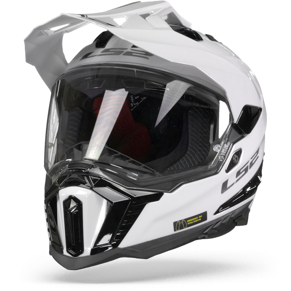 LS2 MX701 Explorer Solid White 2XL