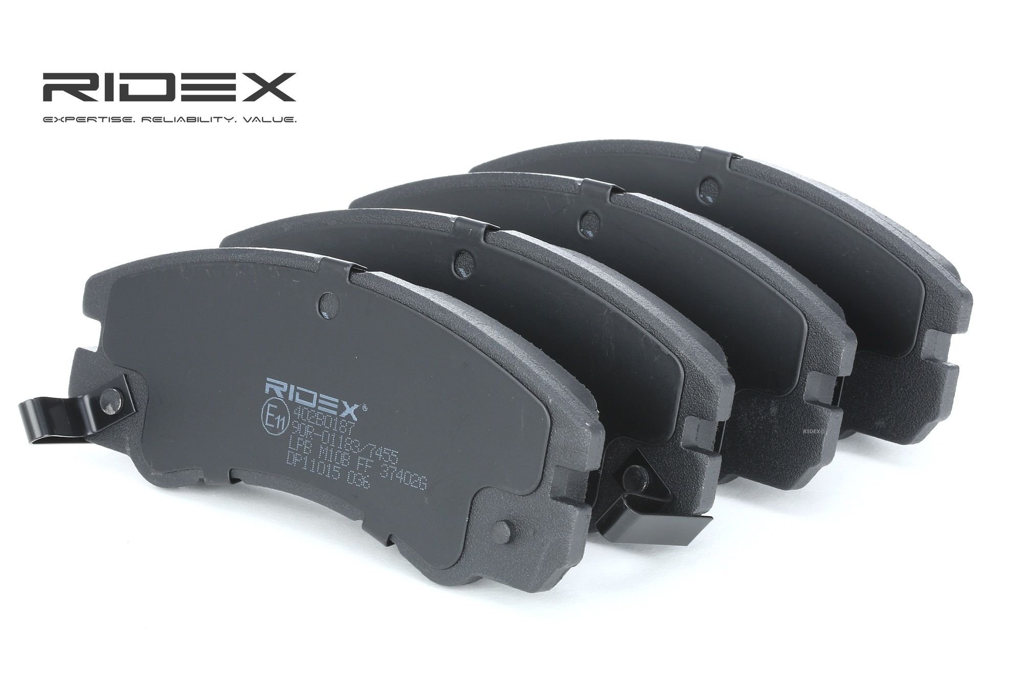 RIDEX Jarrupalat OPEL,ISUZU,VAUXHALL 402B0187 897035257,8970352570,8970352571 Jarrupalasarja,Jarrupala, Levyjarru 897047526,8970475260,8970475261