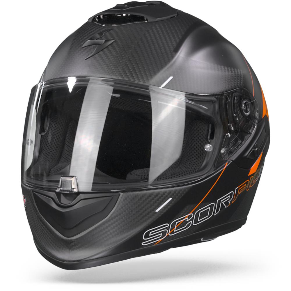 Scorpion EXO-1400 Carbon Air Drik Matt Black Orange M