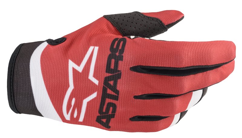 Alpinestars Radar Gloves Red Matt Blue Neon M