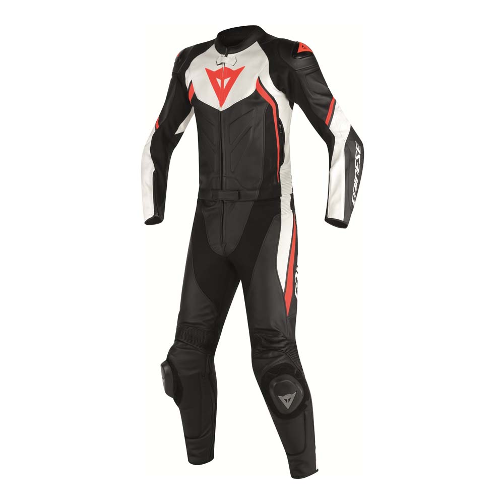 Dainese Avro D2 Black White Red-Fluo 2PCS 46