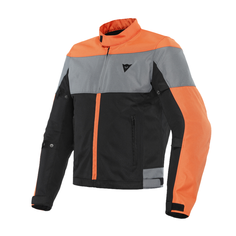 Dainese Elettrica Air Tex Jacket Black Flame Orange Charcoal 56