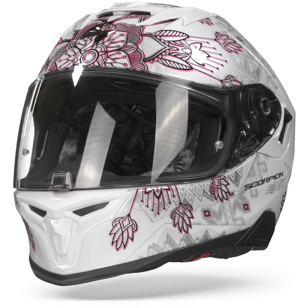 Scorpion EXO-520 Air Tina Pearl White Silver S
