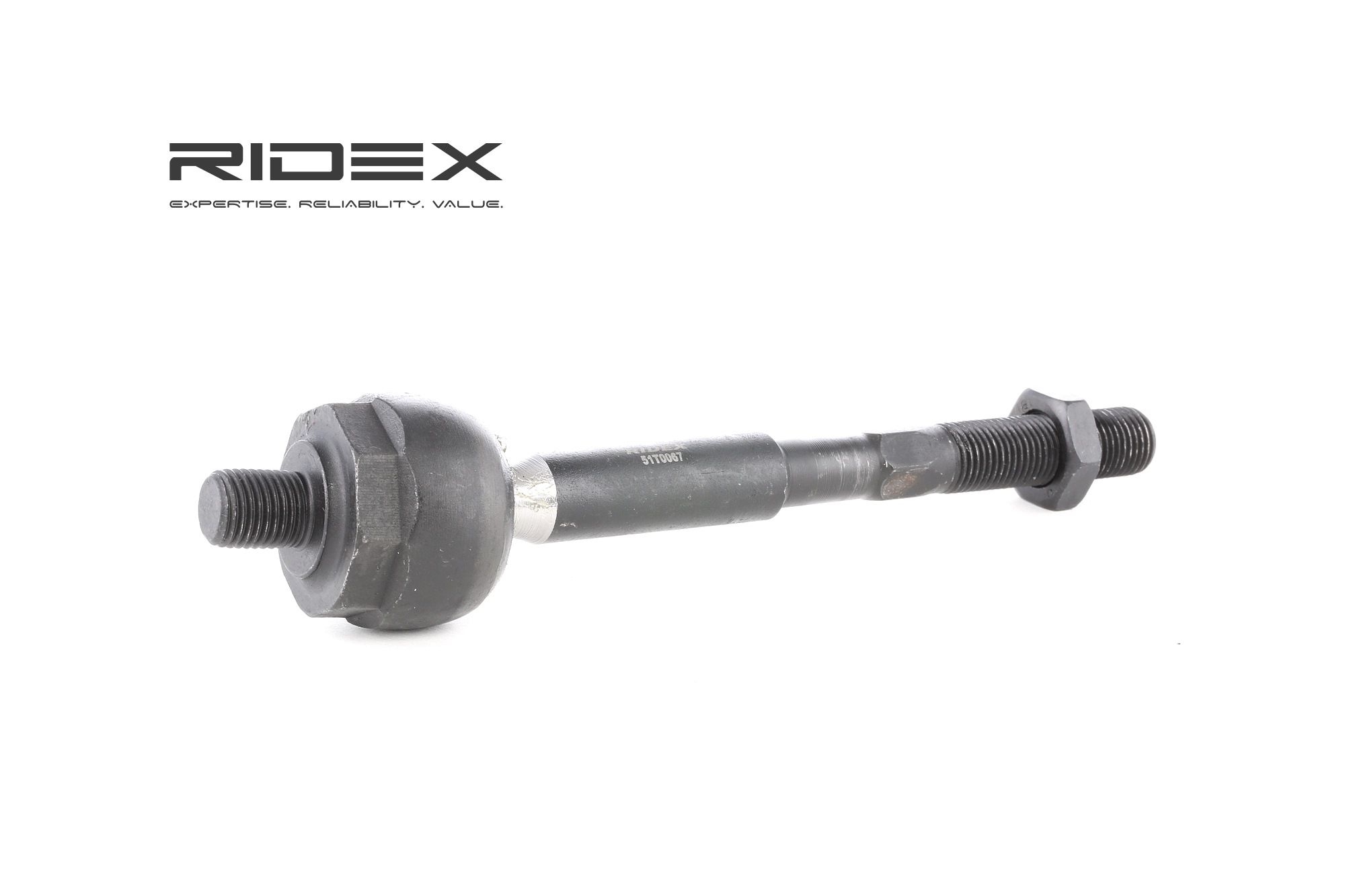 RIDEX Raidetangon Sisäpää VW,FORD,SEAT 51T0067 1001396,1001398,1020496 Raidetangon Pää Sisempi,Raidetangon Pää, Suora 1020497,1092376,1092382,1121508
