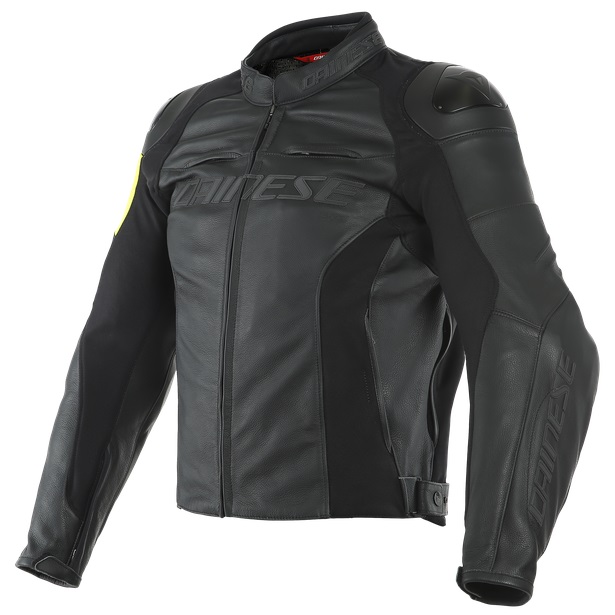 Dainese VR46 Pole Position Black Fluo Yellow 44