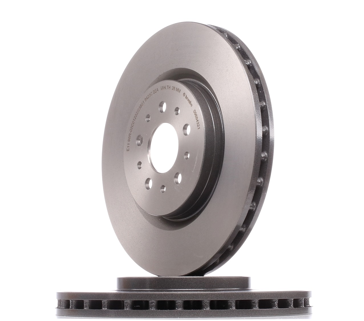 BREMBO Jarrulevyt ALFA ROMEO 09.6843.21 46749037,60652186,60670801 Jarrulevy 71769482,71770924,71772270