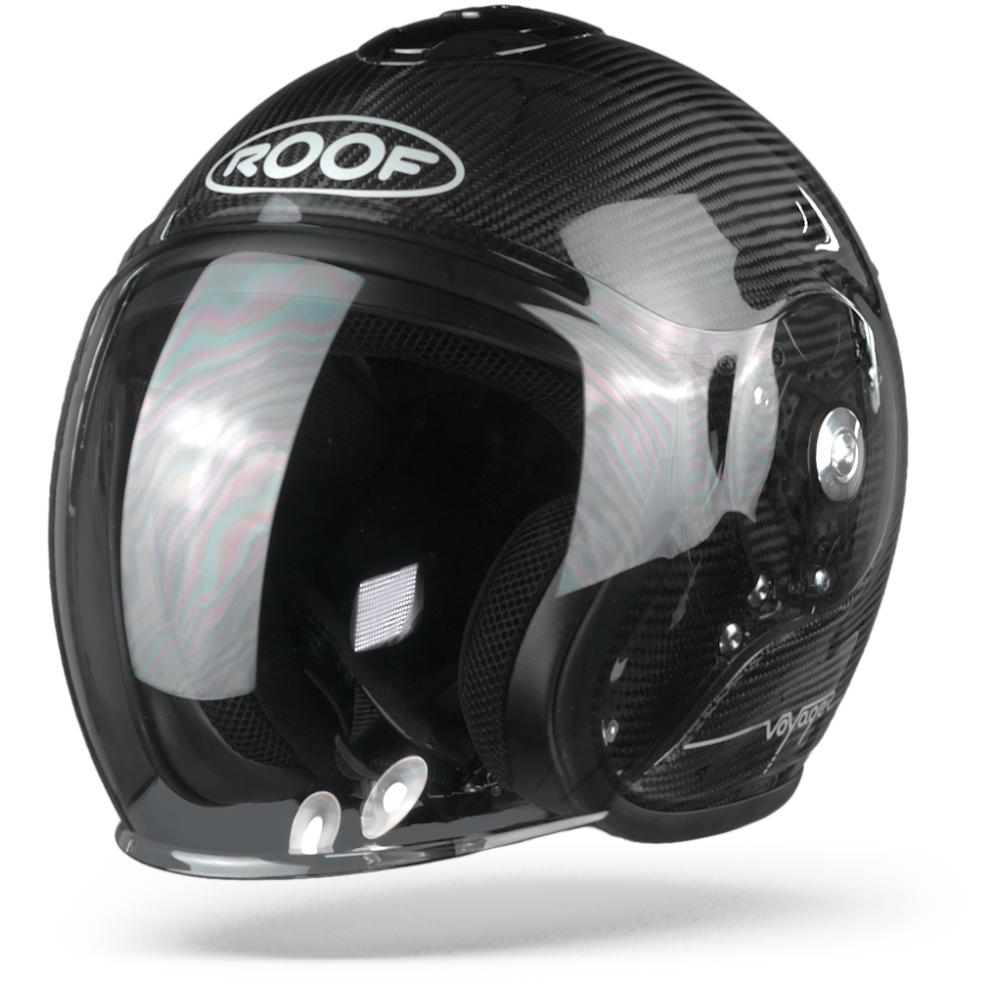 ROOF Voyager Carbon Glossy Silver Strip L