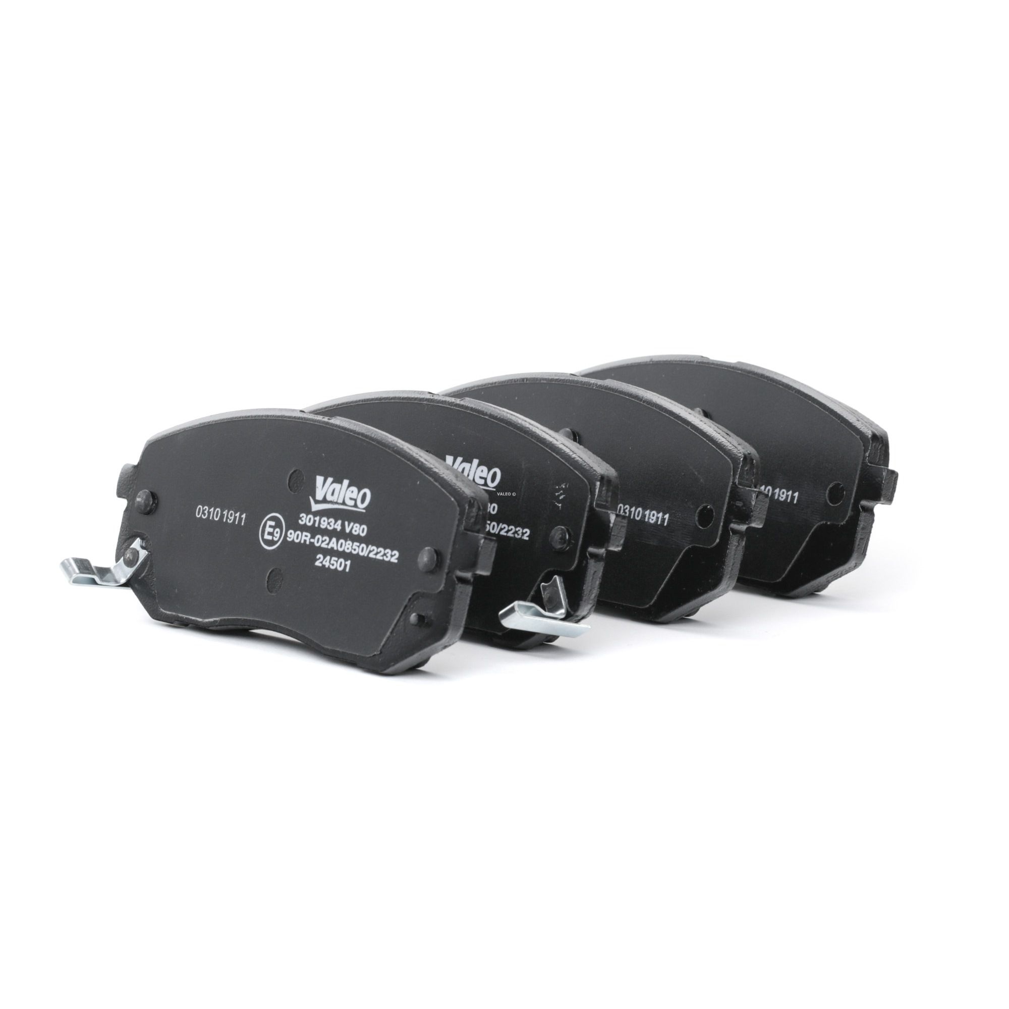 VALEO Jarrupalat HYUNDAI,KIA 301934 581012SA51,581012SA70,581012SA75 Jarrupalasarja,Jarrupala, Levyjarru 581010ZA00,581011DE00,581012SA51,581012SA70
