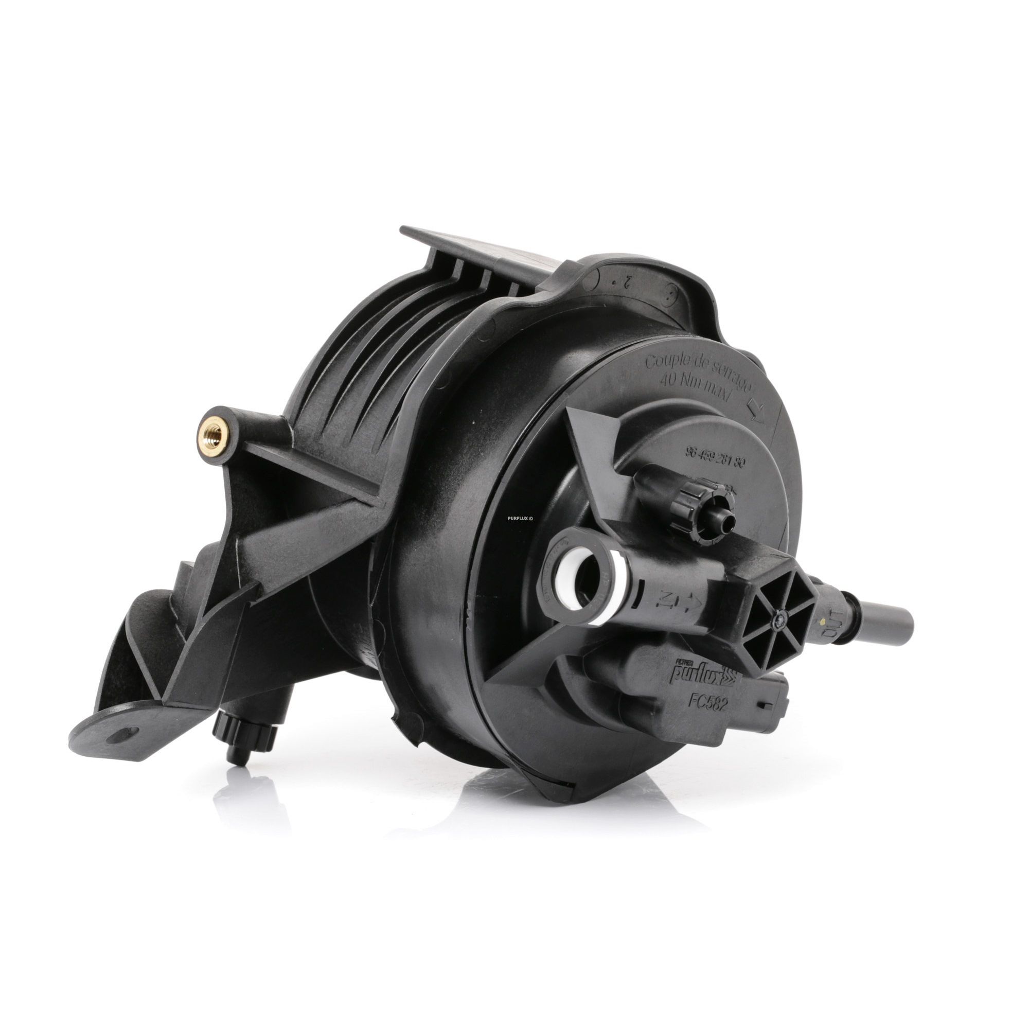 PURFLUX Polttoainesuodatin FORD,FIAT,PEUGEOT FC582 1346963,3M5Q9155AB,3M5Q9155AC 190171,190177,30725048,30757236,8653667