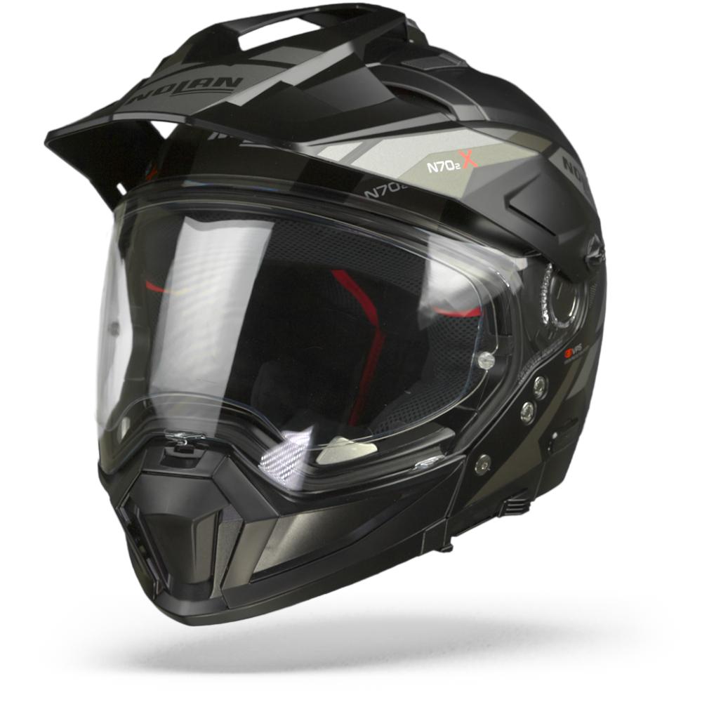 Nolan N70-2 X Grandes Alpes 21 Flat Black Grey L