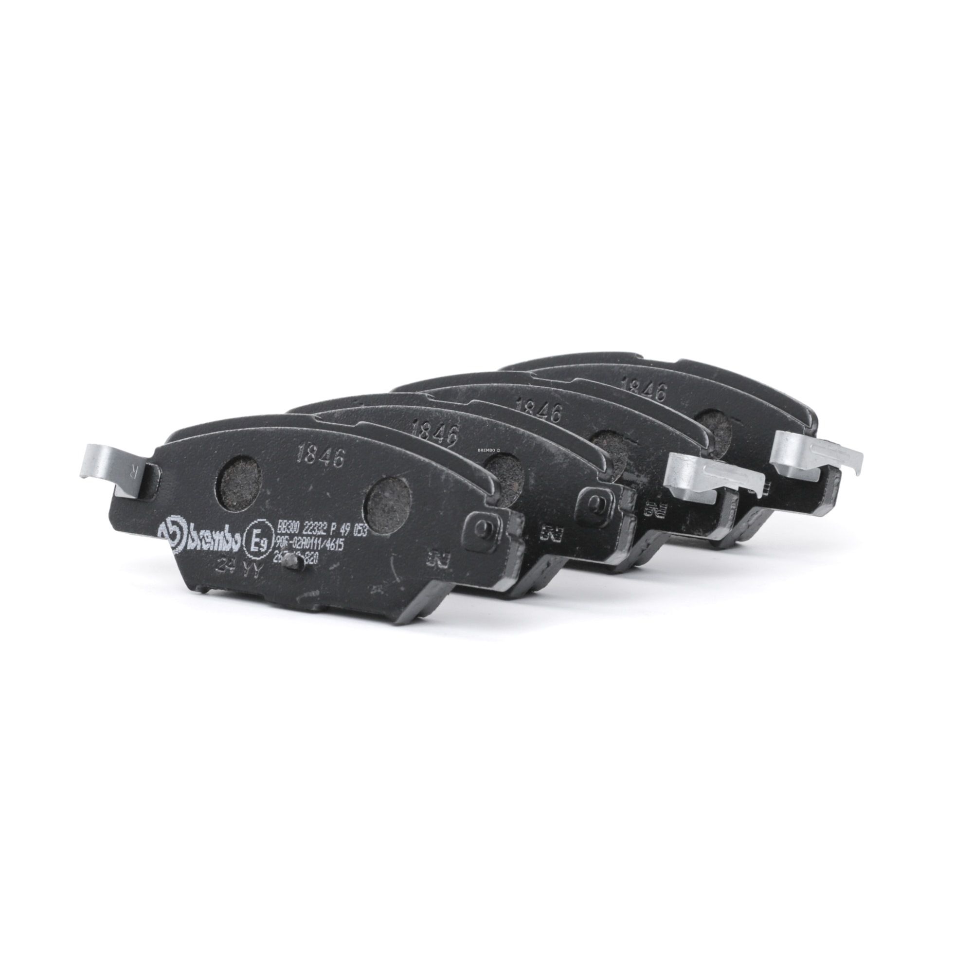BREMBO Jarrupalat MAZDA P 49 053 KAY02648Z Jarrupalasarja,Jarrupala, Levyjarru