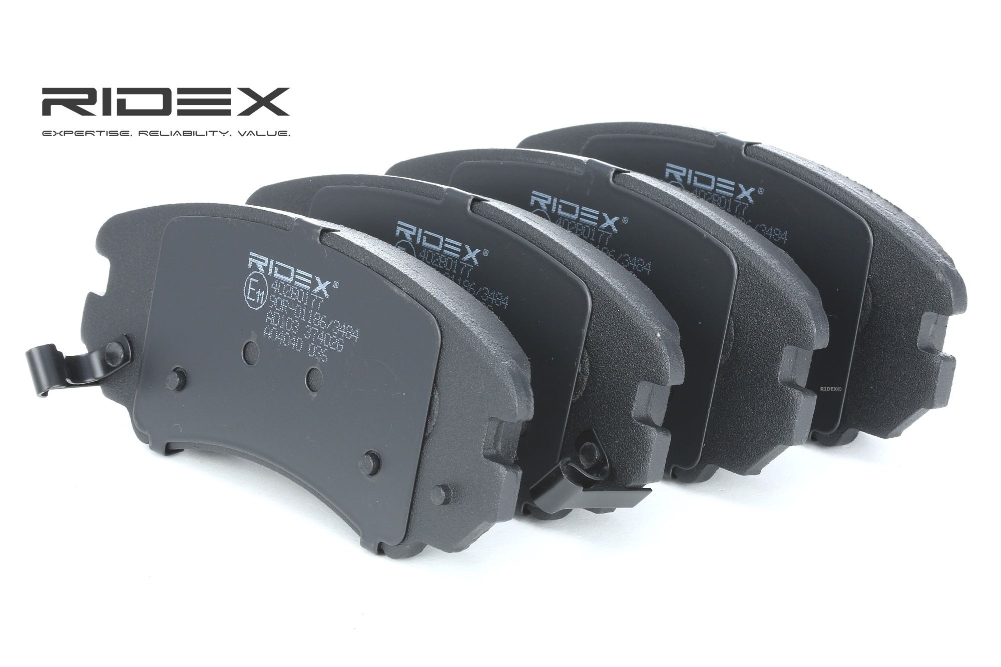 RIDEX Jarrupalat HYUNDAI,KIA 402B0177 581011FA50,581012CA10,581012CA11 Jarrupalasarja,Jarrupala, Levyjarru 581012CA20,581012EA10,581012EA11,581012EA20