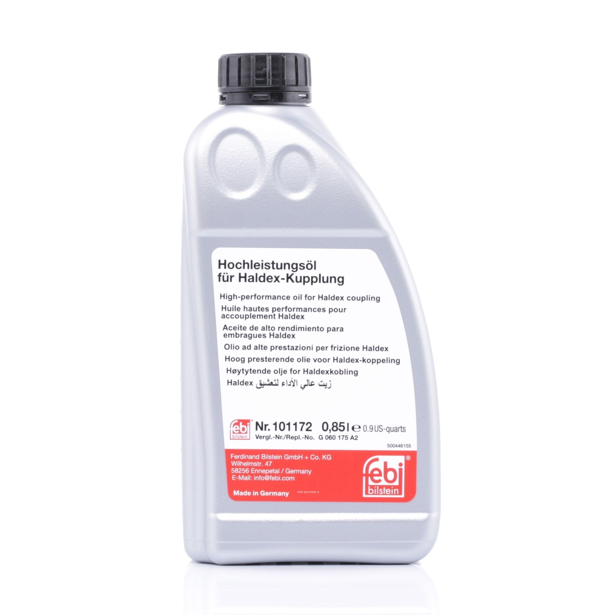 FEBI BILSTEIN Haldex öljy VW,AUDI,SKODA 101172 G060175A2,83222413513,83222413513 Haldex-kytkimen öljy G060175A2,G060175A2,G060175A2