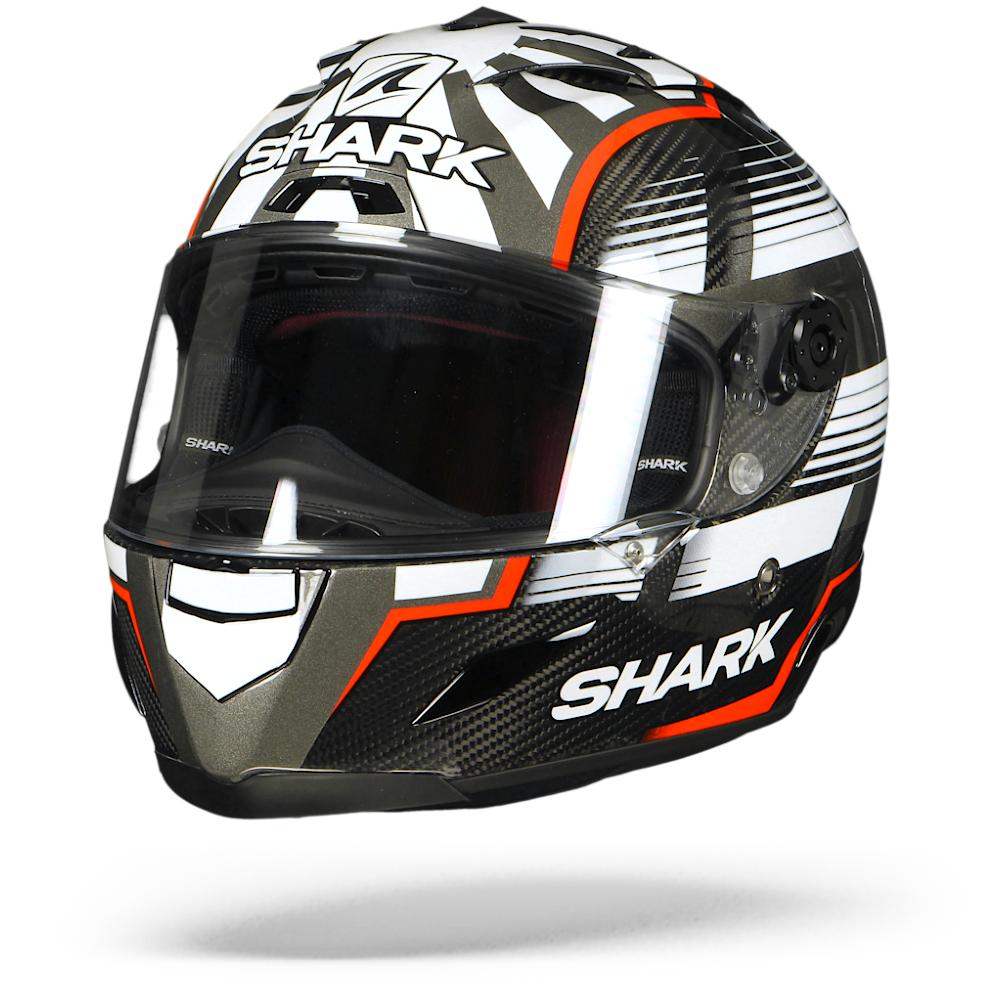 Shark Race-R Pro Carbon Zarco Malaysian Carbon Red Anthracite DRA S