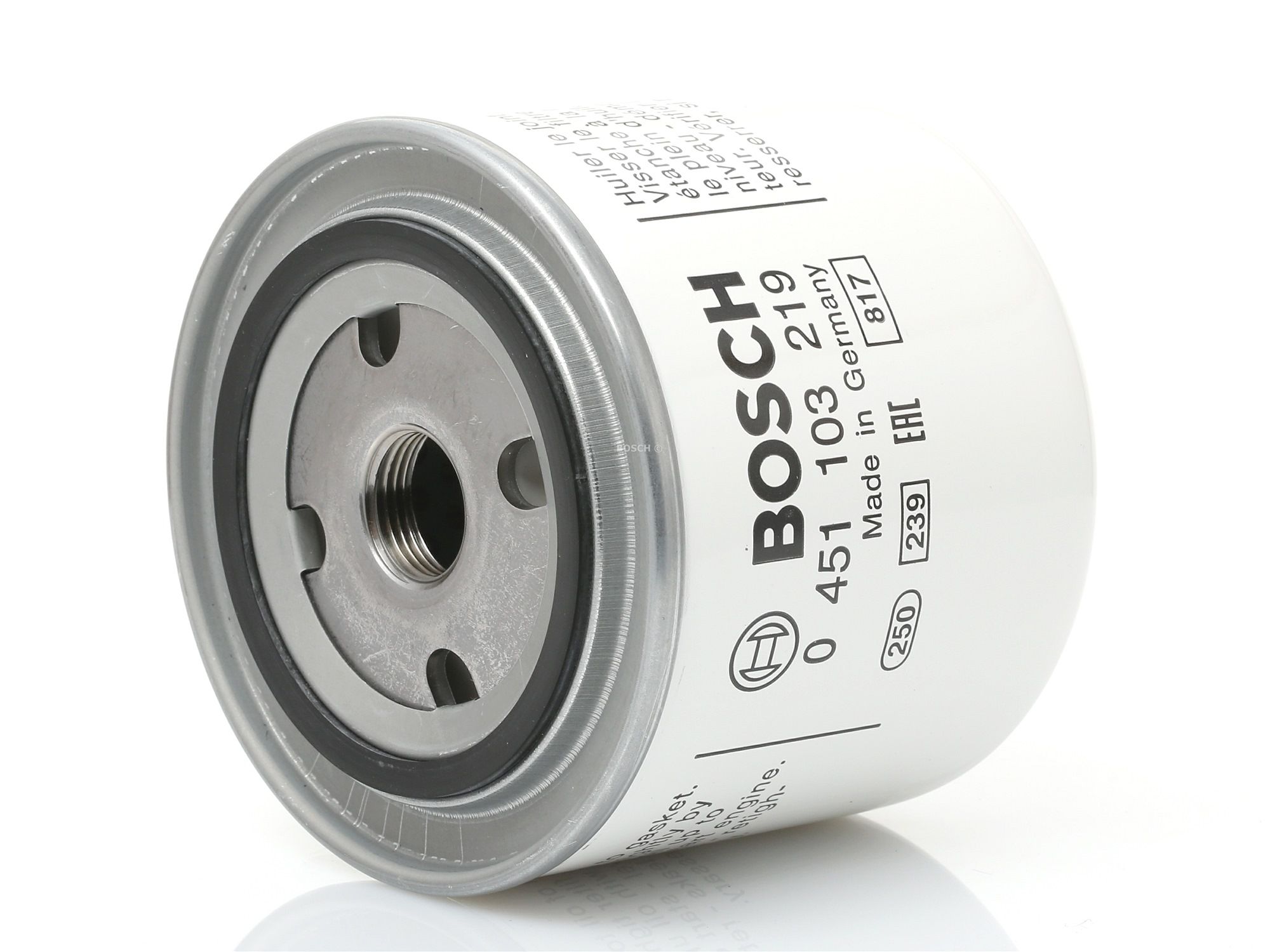 BOSCH Öljynsuodatin OPEL,TOYOTA,VOLVO 0 451 103 219 82360558,1489024,1498024 5014515,A85SU6714A,3430499,650354,6503546,6503547,650356,650367,650367