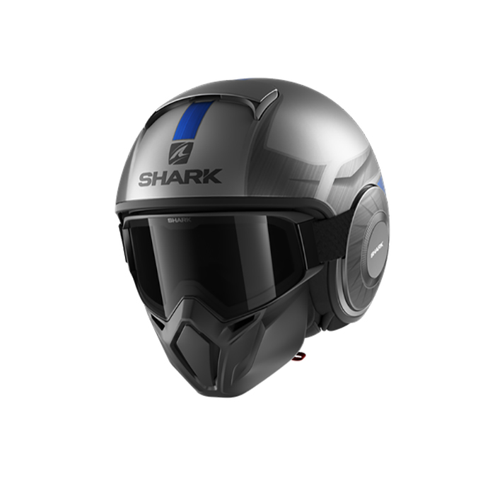 Shark Street Drak Tribute Rm Mat Anthracite Chrom Blue AUB L